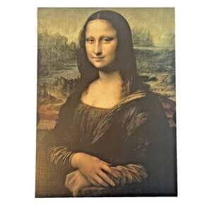 Mona Lisa Masterpiece Art Print #1 Leonardo Da Vinci 10 x 13.5 Renaissance Litho